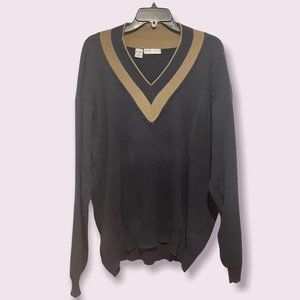 Gorgio Armani Le Collezioni Cotton Mens Sweater V-Neck